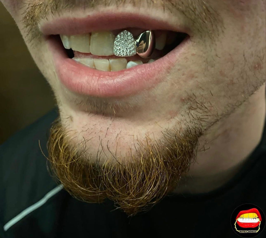 Diamond Lateral - Plain Canine - Bitez Grillz