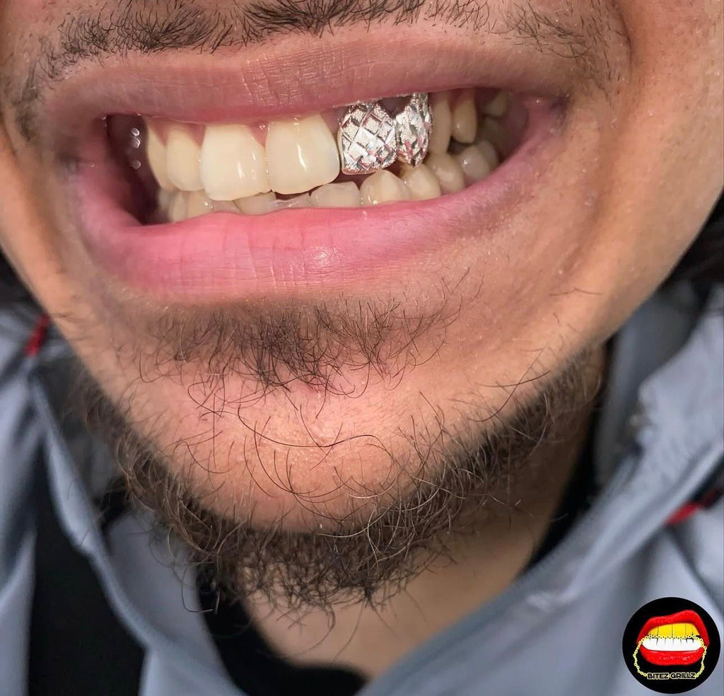 Canine - Lateral Diamond Dust Cut - Bitez Grillz
