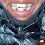 2 Plain Lateral - 2 Diamond Dust Cut Lateral - Bitez Grillz