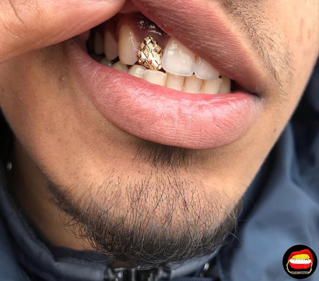 Lateral Diamond Dust Cut - Bitez Grillz