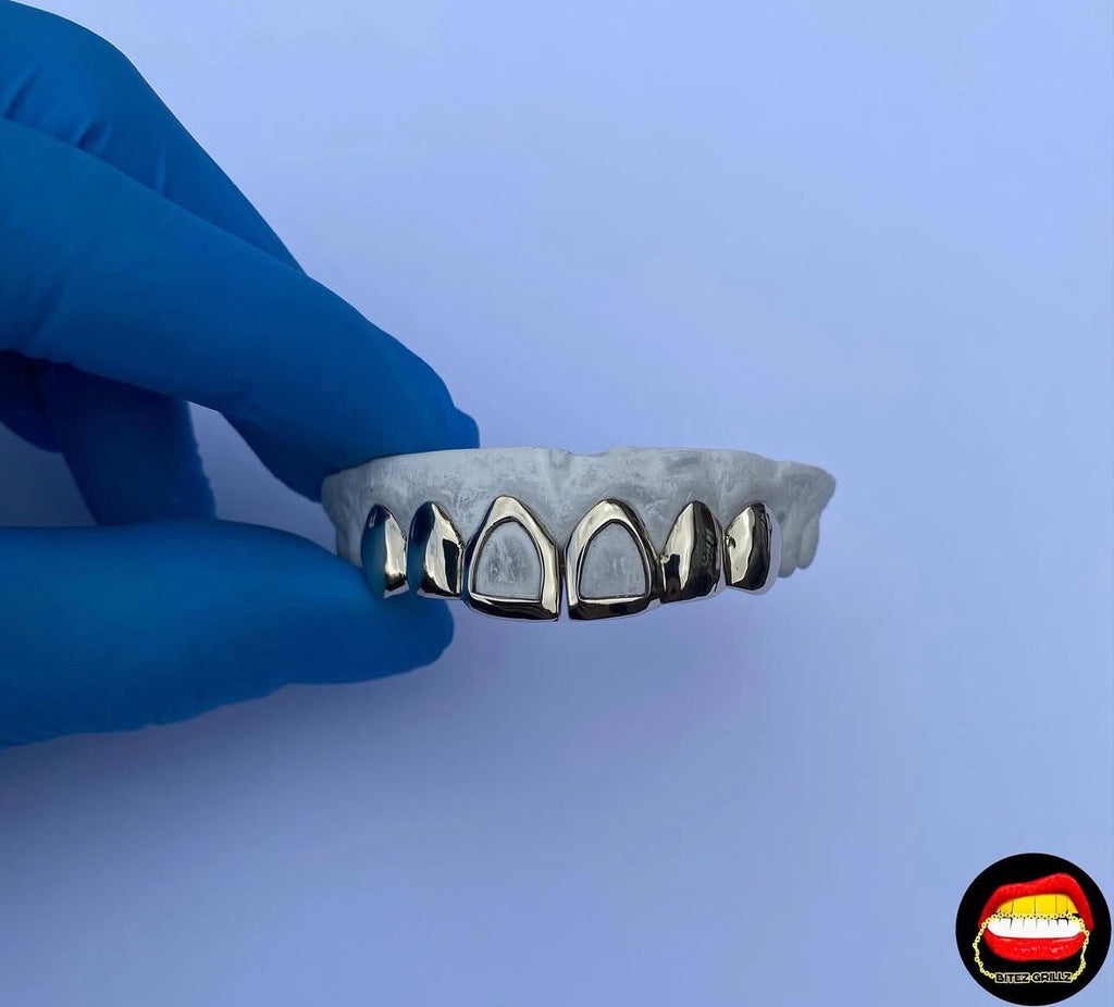 Top 6 Set with 4 Solids & 2 Windows - Bitez Grillz