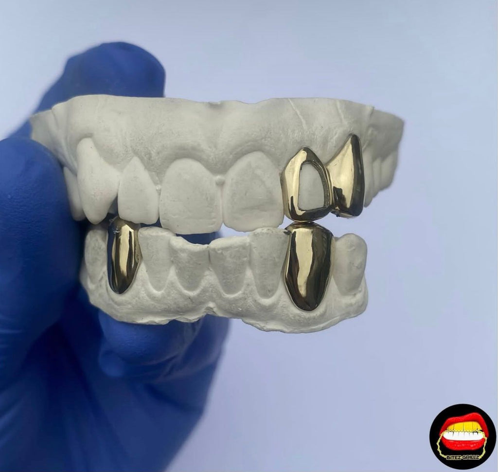 2 x Bottom Canine & Upper Window Lateral - Canine - Bitez Grillz
